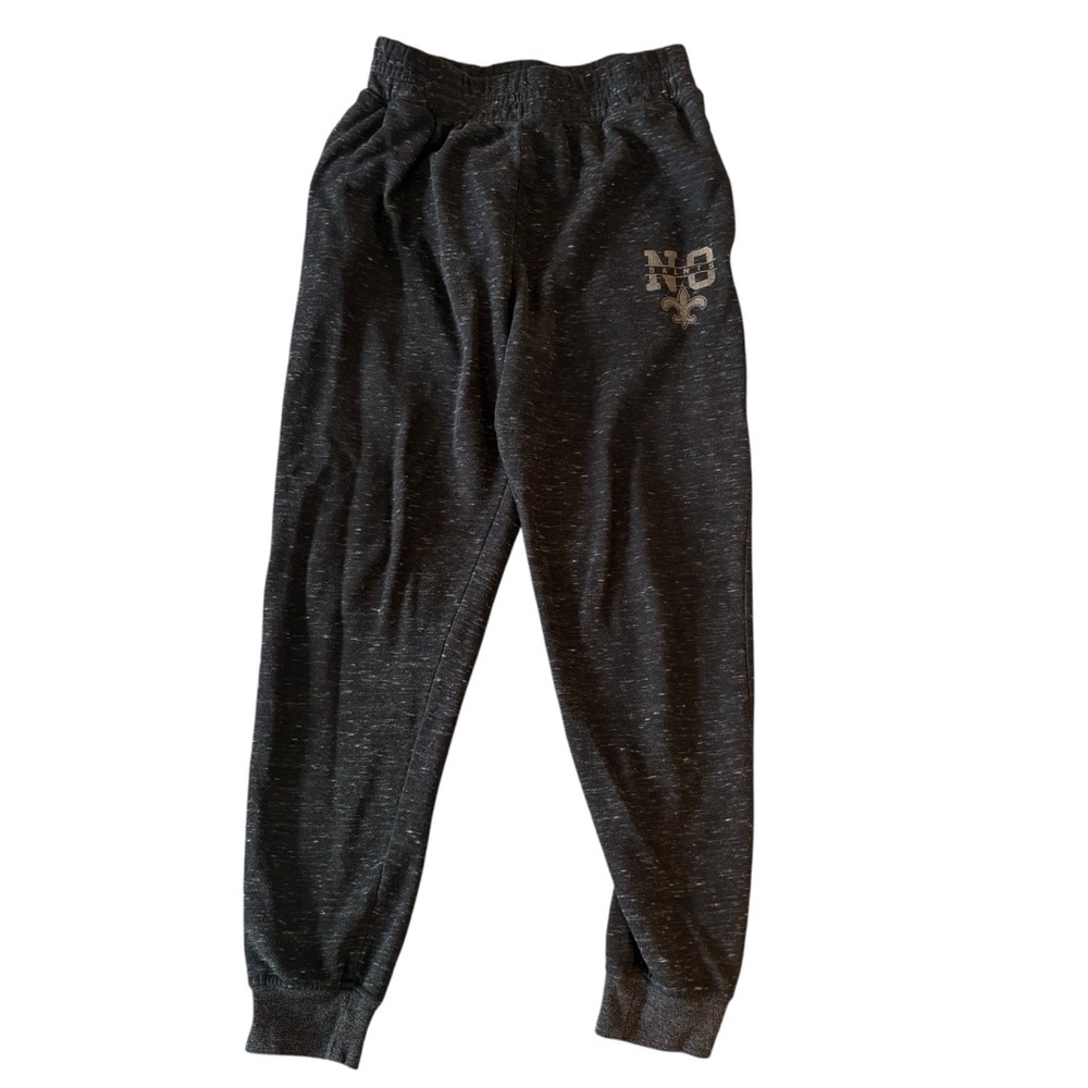 NFL New Orleans Saints grey heather sweatpants. Men's size Med. GUC